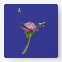 Distel-Wanduhr 