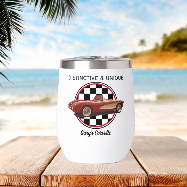 Distinct & Unique, My Corvette Wine Tumbler (Créateur téléchargé)