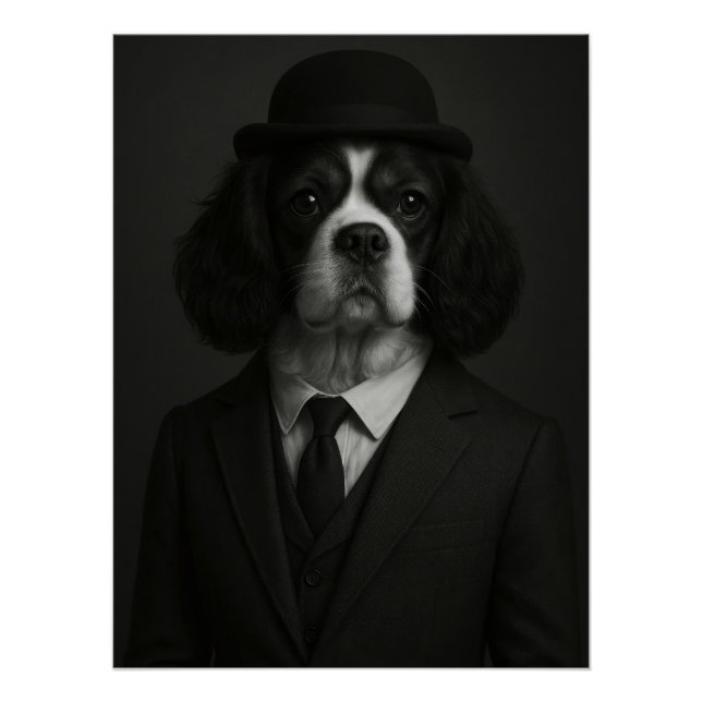 Distinguished Cavalier King Charles Spaniel Poster (Vorderseite)