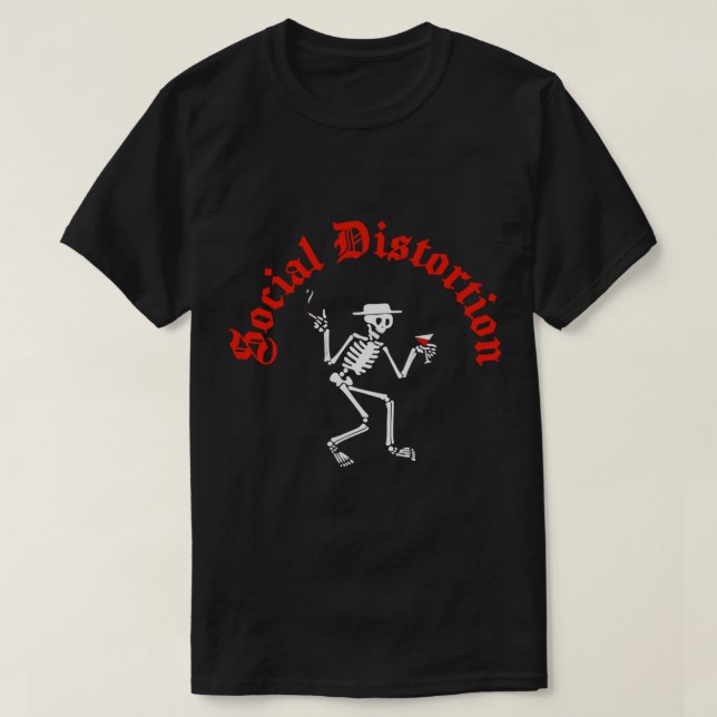 Distorsion sociale T-shirt essentiel (Design devant)