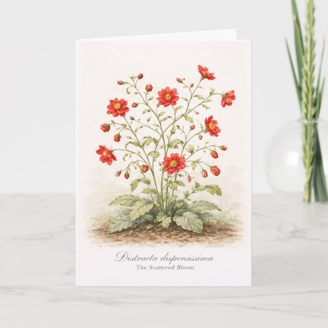 Distracta dispersissima - The Scattered Bloom Karte (Vorderseite)