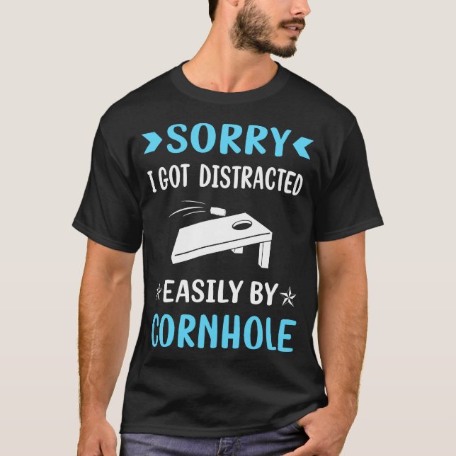 Distracted Cornhole T-Shirt (Vorderseite)
