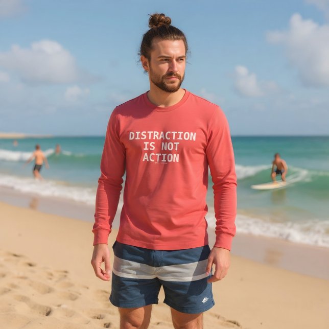 Distraction Is Not Action Tri-Blend Shirt (Von Creator hochgeladen)