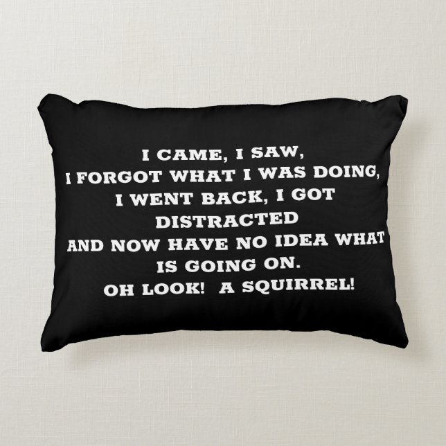 "DISTRAKTIERT" DURCH PILLOS DEKOKISSEN (Vorderseite)