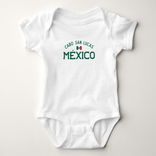 Distressed Cabo San Lucas México (Mexiko) Baby Strampler (Vorderseite)