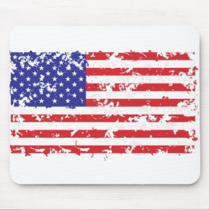 Distressed-Flag-Horizontal Mousepad
