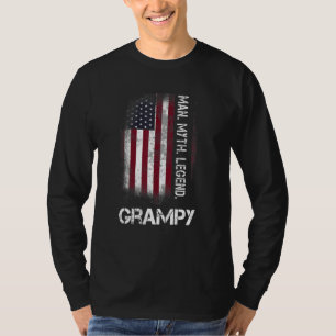 Distressed Grampy Mann Mythos Legende Opa Vintage  T-Shirt