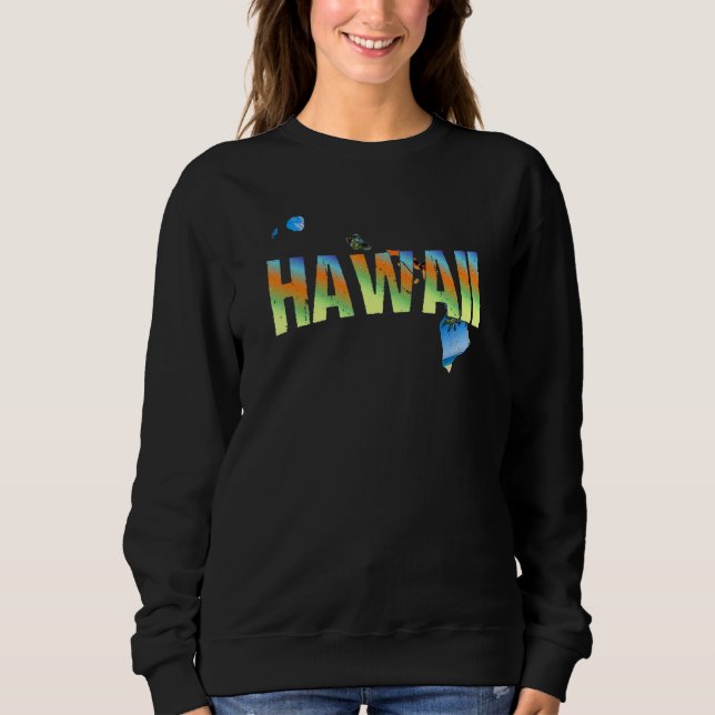 Distressed Hawaii Sweatshirt (Vorderseite)