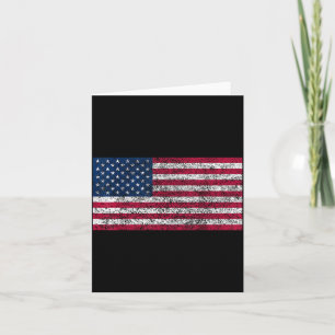 Distressed Herren Damen USA Amerikanische Flagge S Karte