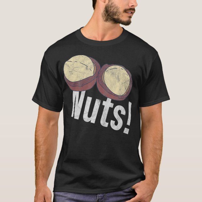 Distressed Macadamia - Hard Shell - Nutritionist F T-Shirt (Vorderseite)