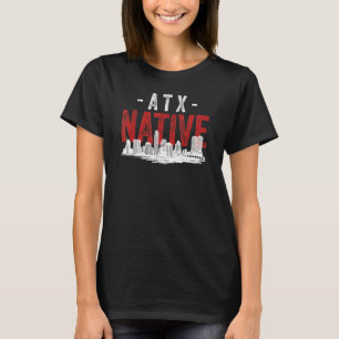 Distressed Style Austin Texas Einheimischer selbst T-Shirt