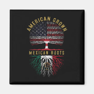 Distressed Tree USA-Flagge Amerikanisch Gewachsen Magnet