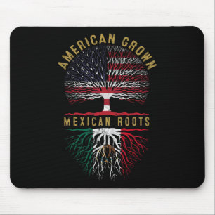Distressed Tree USA-Flagge Amerikanisch Gewachsen Mousepad