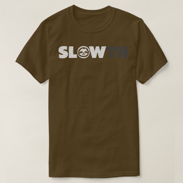Distressive Langsamkeit T-Shirt (Design vorne)