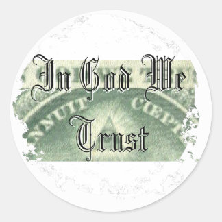 Distressive Round Stickers