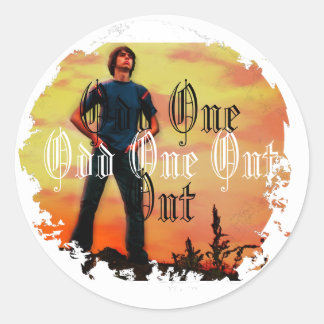 Distressive Round Stickers