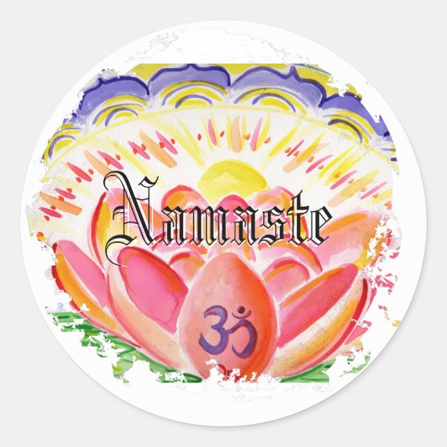 Distressive Round Stickers (Vorderseite)