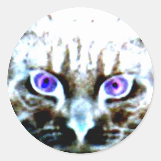 Distressive Round Stickers (Vorderseite)