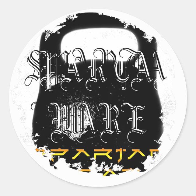 Distressive Round Stickers (Vorderseite)