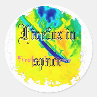 Distressive Round Stickers
