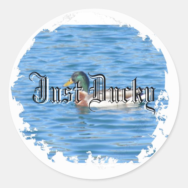 Distressive Round Stickers (Vorderseite)