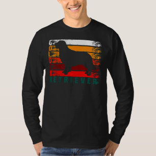Distressive Silhouette Goldener Retriever T-Shirt