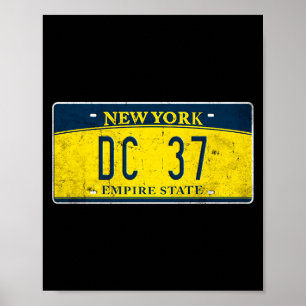 District Council 37 Gewerkschaft Stolz New York Ny Poster