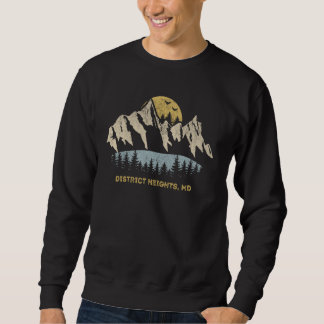 District Heights Maryland Mountain Sunset Sunrise Sweatshirt