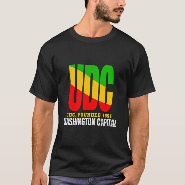 District of Columbia Udc Souvenir Hbc Urban Design T-Shirt (Vorderseite)