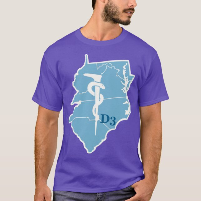 Distrikt 3 Sporttrainer Oversibel T-Shirt (Vorderseite)