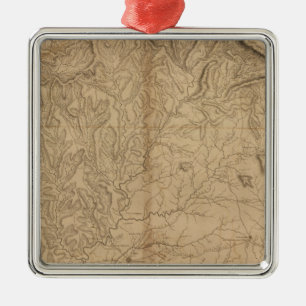 Distrikt Pendleton, South Carolina Silbernes Ornament