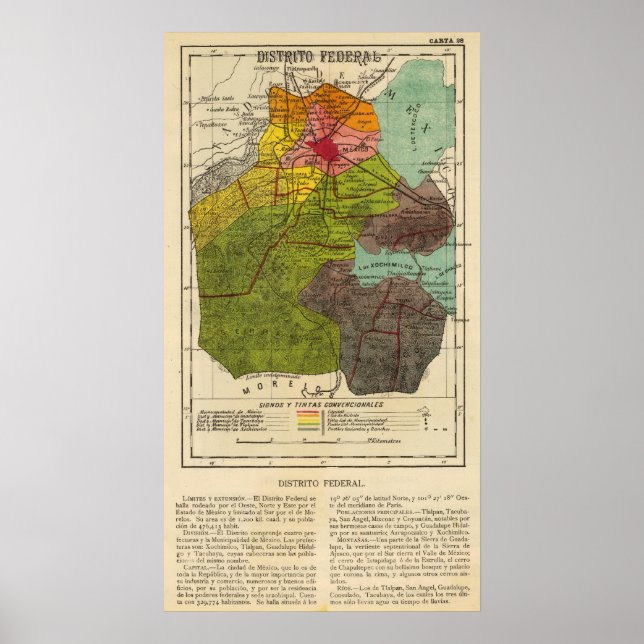 Distrito Bundesstaatlich, Mexiko 2 Poster (Vorne)