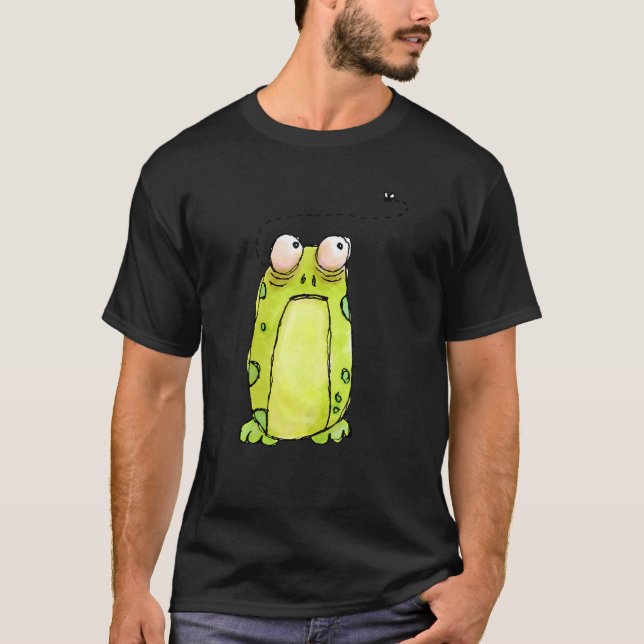 Disturbed Frog or Maybe a Toad Who is Very Tired T-Shirt (Vorderseite)