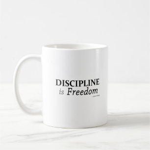 Disziplin ist Freiheit Kaffeetasse