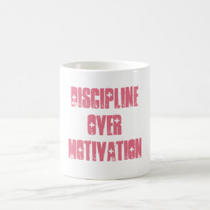 Disziplin Motivation Gym Bodybuilding Fitness Kaffeetasse