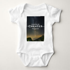 Disziplin schafft Freiheit Baby Strampler