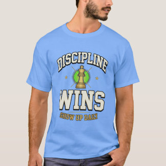 Disziplin Siegt Motivations-T-Shirt | Premium Var T-Shirt