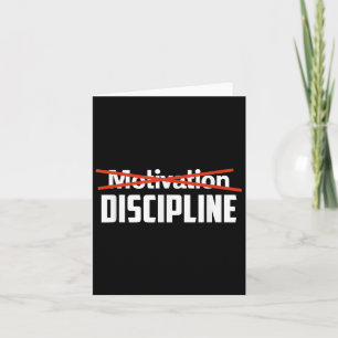 Disziplin über Motivation Sigma Grindset Resist S Karte