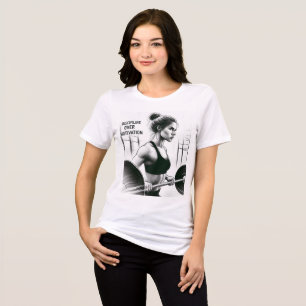 Disziplin über Motivation Tri-Blend Shirt