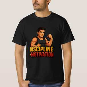 Disziplin über Motivationsgymnastik T - Shirt