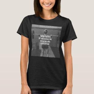 Disziplin - Woll gegen Erfolge, Fitness der Frauen T-Shirt