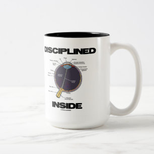 Diszipliniertes Auge (I) Innere Anatomie des Augap Zweifarbige Tasse