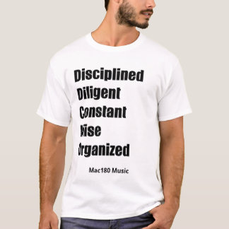 Diszipliniertes sorgfältiges konstantes kluges T-Shirt