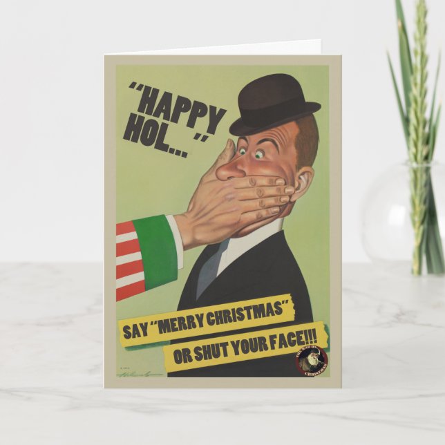 Dites le "Joyeux Noël" ou fermez votre carte de (Devant)