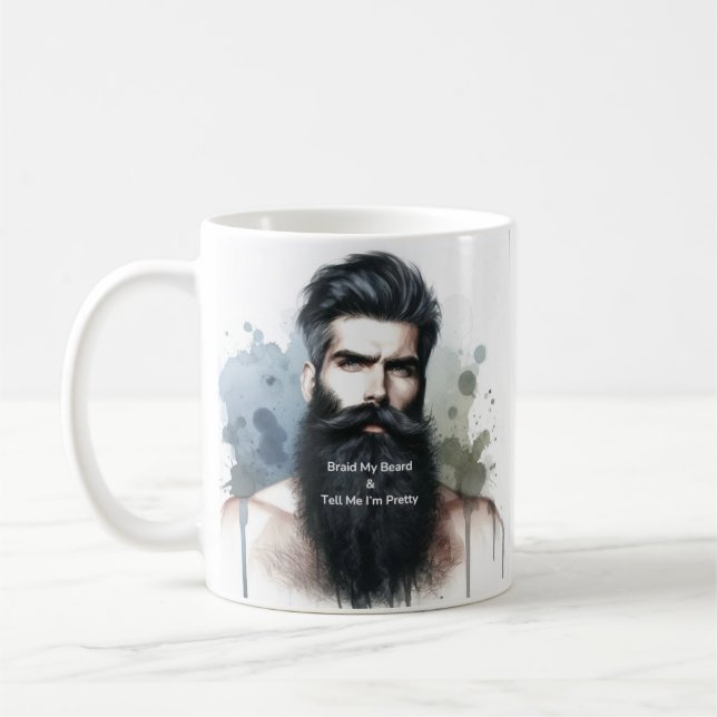 Dites-moi que je suis plutôt Beard Coffee Mug (Gauche)