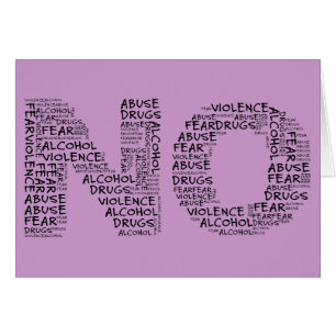 Dites non à la violence, à l'abus, à la drogue, à 