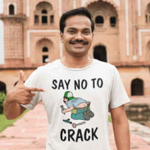 DITES NON AU CRACK, FEU de plombier, T-Shirts rigo