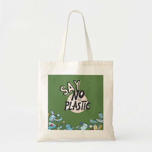 Dites non au sac fourre-tout plastique (Devant)
