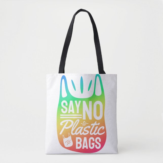 'Dites non aux sacs en plastique', Jour des terres (Devant)