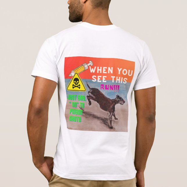 dites non ! cheval bottant T-shirt (Dos)